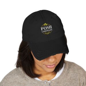 Comfy Distressed Logo Cap POSH Lemonade (Embroidery)