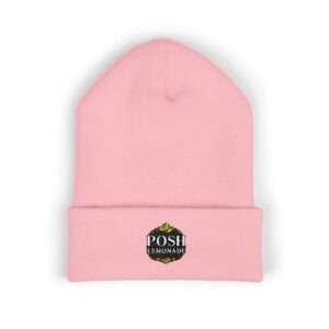 Posh Beauty Embroidered Cuffed Beanie
