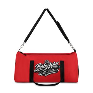 'BabyWill' Duffel Bag Boy - Retro Microphone Music Travel Gym Bag