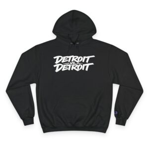 Detroit vs Detroit Champion Hoodie - 'West Side vs East Side' Streetwear Pullover