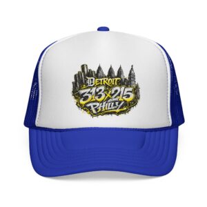 Detroit 313 x 215 Philly Graffiti Trucker Cap
