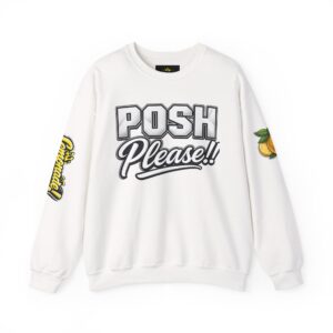 Posh Please Crewneck Sweatshirt — Posh Lemonade Logo Pullover